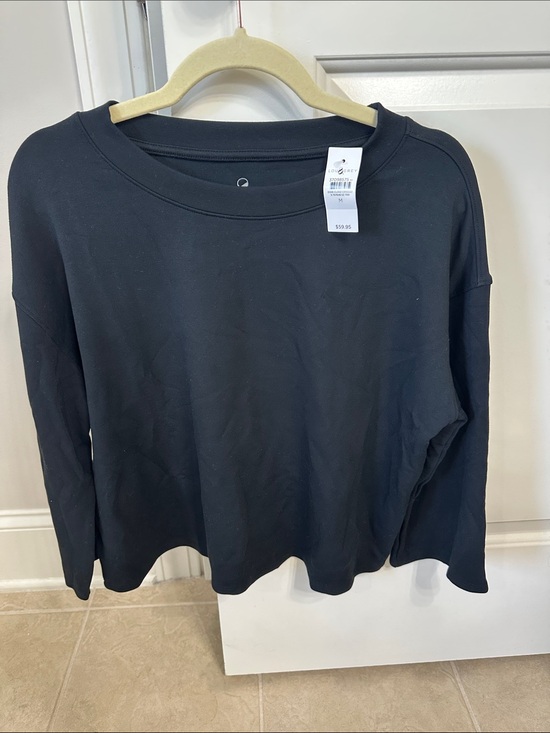 Lou & Grey Tops - Loft Lou & Grey Black Long Sleeve Crewneck Sweatshirt